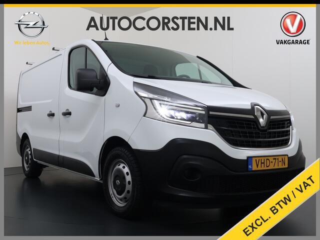 Renault TRAFIC 2.0dCi 120PK T29 L1H1 3-Persoons Trekhaak Euro 6 Apple Carplay Android Auto Airco Navi Cruise Control Led Bluetooth Pdc Betonplex Vloer Wandbetimmering Schuifdeur 1e Eigenaar Origineel Nederlandse Bus