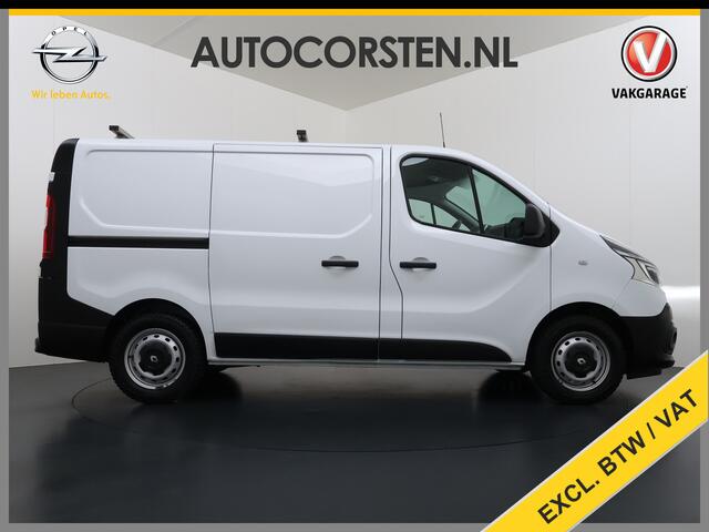 Renault TRAFIC 2.0dCi 120PK T29 L1H1 3-Persoons Trekhaak Euro 6 Apple Carplay Android Auto Airco Navi Cruise Control Led Bluetooth Pdc Betonplex Vloer Wandbetimmering Schuifdeur 1e Eigenaar Origineel Nederlandse Bus