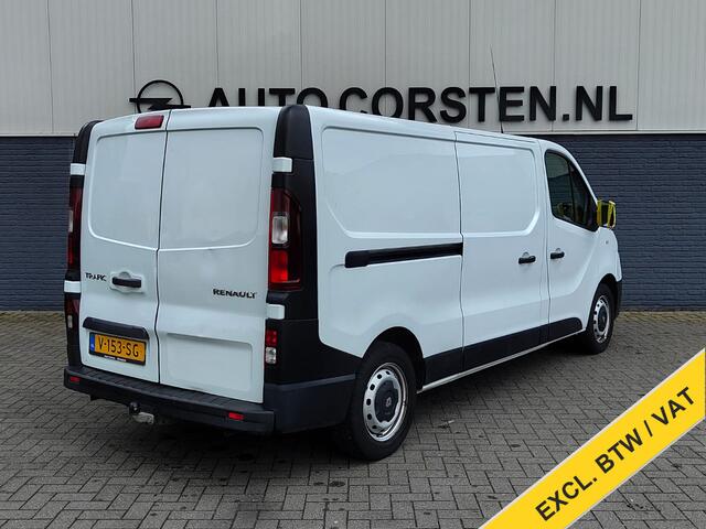 Renault TRAFIC 1.6 dCi 126PK T29 L2H1 3-Persoons Euro 6 Trekhaak Airco Navi Cruise Control Bluetooth Pdc Comfort Energy Betonplex vloer Wandbetimmering Schuifdeur Achterdeuren Origineel Nederlandse Auto