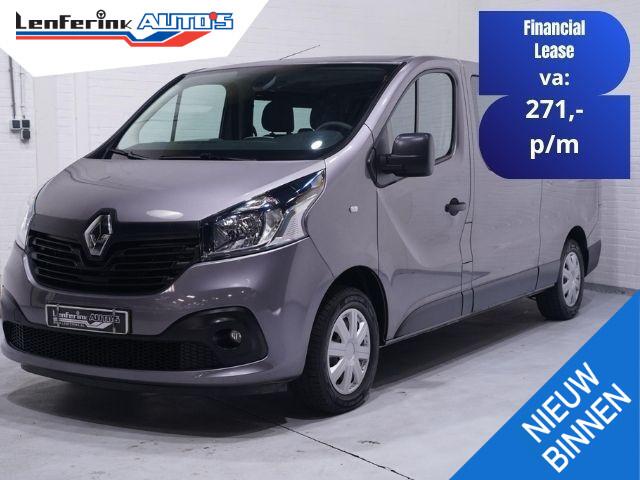 Renault TRAFIC 1.6 dCi 125 pk Dubbel Cabine L2 Navi, Trekhaak Airco ECC, Cruise Control, Slechts 117 dkm, 6-Zits
