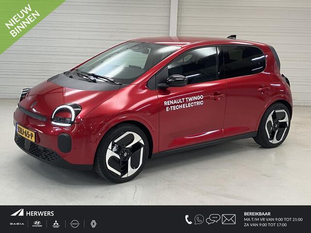 Renault TWINGO urban range techno 27.5 kWh / Demonstratieauto / Google Maps Navigatie / Apple CarPlay/Android Auto / 18 inch LM velgen / Stoelverwarming / Adaptive Cruise Control /