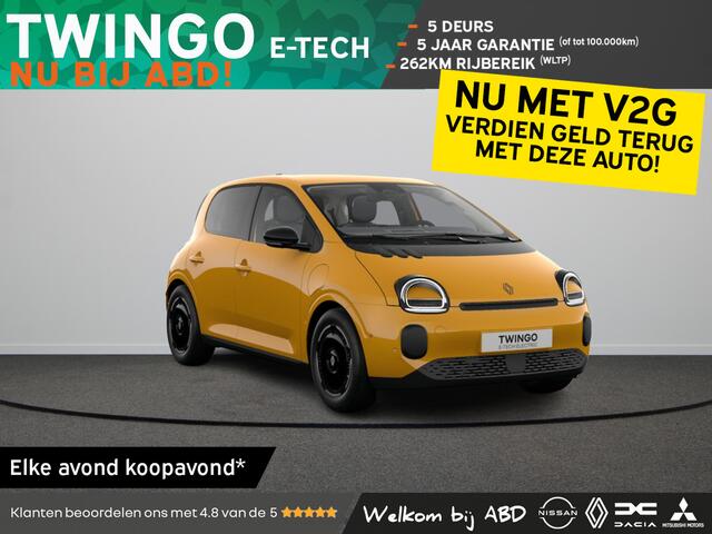 Renault TWINGO Techno Urban range | Achteruitrijcamera | LED-achterlichten | LED-dagrijverlichting met specifiek vormgegeven lichtsignatuur