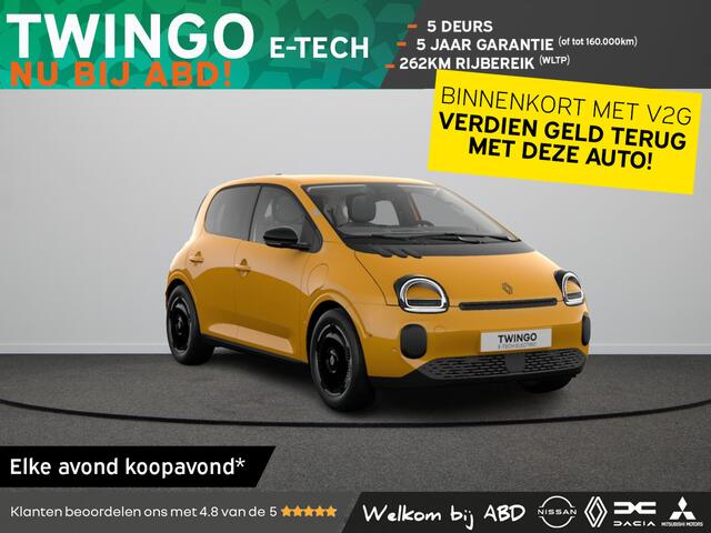 Renault TWINGO Techno Urban range | Achteruitrijcamera | LED-achterlichten | LED-dagrijverlichting met specifiek vormgegeven lichtsignatuur