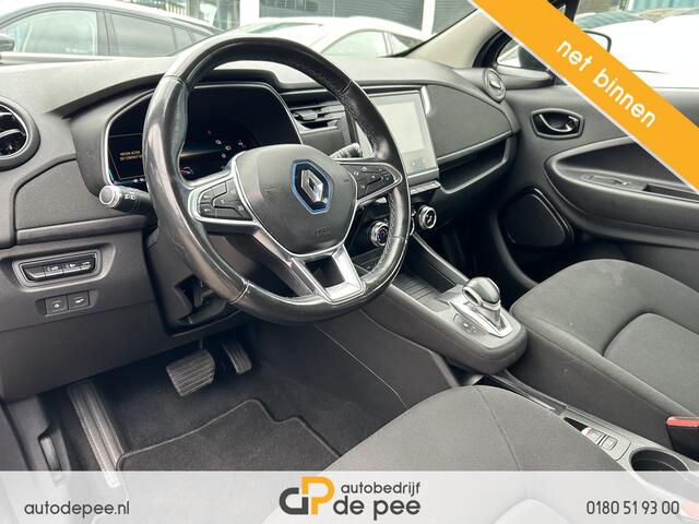 Renault ZOE R110 52 kWh 300km GARANTIE/KOOPACCU/CARPLAY/AIRCO/CRUISE/ rijklaarprijs!