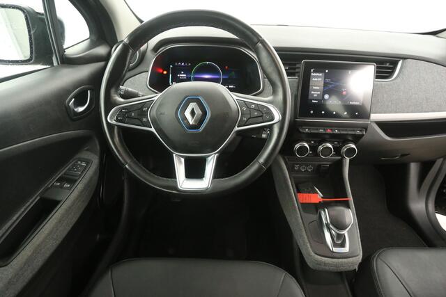 Renault ZOE 52 kWh Intens Huur-Accu | Elektrisch | Automaat Airco LED Cruise Carplay Navi PDC 16''LMV Stoelverw.