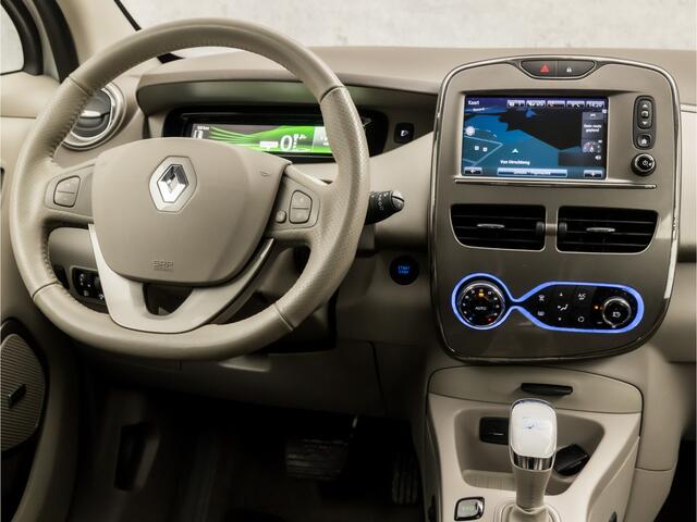 Renault ZOE R90 Bose Luxury 41 kWh Automaat (KOOPACCU, NAVIGATIE, PARELMOER, CLIMATE, BOSE AUDIO, CAMERA, GETINT GLAS, LEDER, KEYLESS, CRUISE, NIEUWSTAAT)