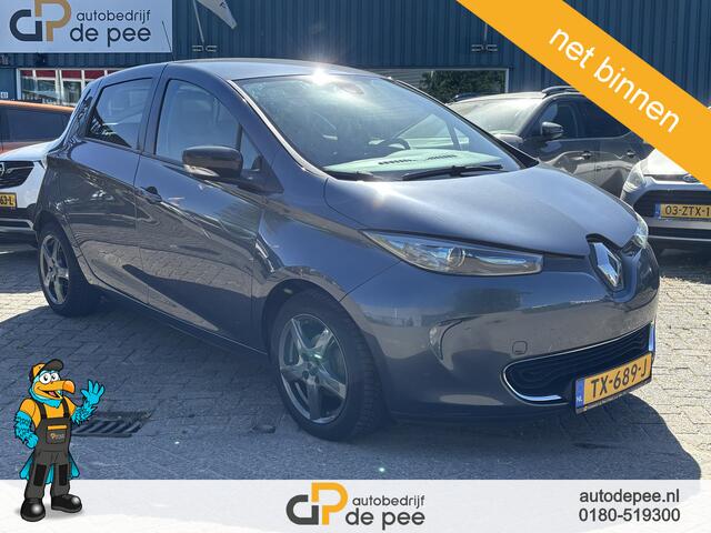 Renault ZOE Q90 Intens Quickch. 41 kWh 250km GARANTIE/BATTERIJHUUR/LEDER/CLIMA/CRUISE/NAVI/BLUETOOTH/STOELVERW./CAMERA rijklaarprijs!