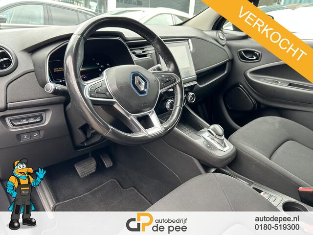 Renault ZOE R110 52 kWh 300km GARANTIE/KOOPACCU/CARPLAY/AIRCO/STUUR+STOELVERWARM./CRUISE rijklaarprijs!