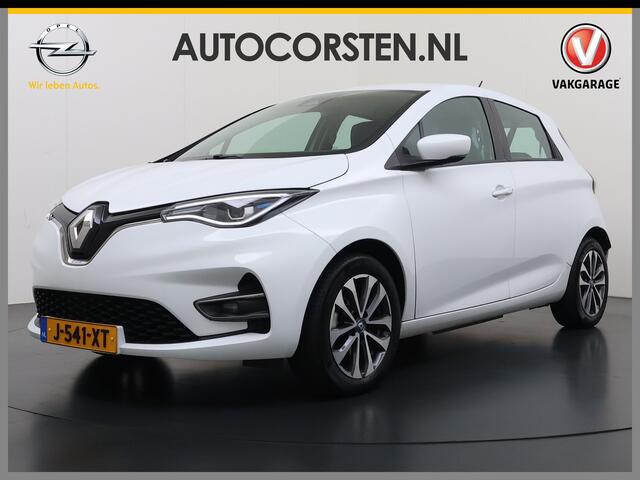 Renault ZOE R135 Zen **52kWh** Warmtepomp Eigen Accu Navi Ecc Apple Carplay/Android Auto Keyless Bluetooth Cruise Control Pdc SOH 76% Regen-Lichtsensor Led Lmv Isofix Lane Assist 1e Eigenaar Dealeronderhouden Origineel Nederlandse Auto