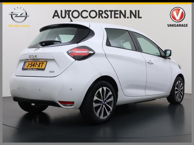 Renault ZOE R135 Zen **52kWh** Warmtepomp Eigen Accu Navi Ecc Apple Carplay/Android Auto Keyless Bluetooth Cruise Control Pdc SOH 76% Regen-Lichtsensor Led Lmv Isofix Lane Assist 1e Eigenaar Dealeronderhouden Origineel Nederlandse Auto