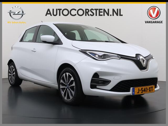 Renault ZOE R135 Zen **52kWh** Warmtepomp Eigen Accu Navi Ecc Apple Carplay/Android Auto Keyless Bluetooth Cruise Control Pdc SOH 76% Regen-Lichtsensor Led Lmv Isofix Lane Assist 1e Eigenaar Dealeronderhouden Origineel Nederlandse Auto