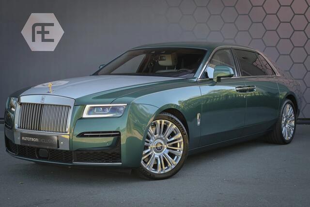 Rolls-Royce GHOST 6.75 V12 Extended Wheelbase | VERY UNIQUE !! | BESPOKE INTERIOR | GOLD SPIRIT | COACHLINE GOLD | MASSAGE | HEAD UP | CARPLAY | VENTILATED SEATS | ADAPTIVE CRUISE | STARS | HIGH BEAM ASSISTANCE |