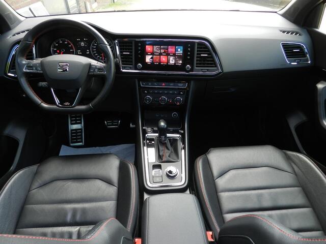 Seat ATECA 1.5 TSI FR Business Intense 360 Camera - Trekhaak - ACC - Pilot Assist - Panorama - Lederen Bekleding - Stoelverw.- 100% onderhouden - Apple Carplay / Android - Navigatie - Alle opties