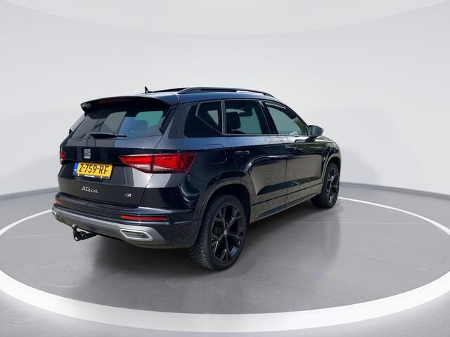 Seat ATECA 1.5 TSI 150pk DSG FR Business Intense · Panoramadak · Camera · Inklap. Trekhaak · Stuur- & Stoelverwarming · Keyless · Elek. Achterklep · ACC ·