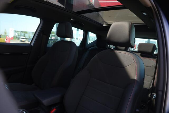 Seat ATECA 1.5 TSI FR Business Intense 150PK / 110kW DSG, BeatsAudio, panoramadak, verwarmbare voorruit, Apple Carplay & Android Auto, Top View camera (360 graden), verwarmbare voorstoelen, dodehoekdetectie (side assist), volledig digitaal instrumentenpaneel (Virtua