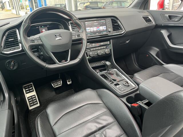 Seat ATECA 1.5 TSI FR 4DRIVE / AUTOMAAT/ 4X4/ PANO/ TREKHAAK/ LEER/ ELEK.STOEL/ STOELVERWARM./ KEYLESS/ ACC/ PARK.SENSOR.V+A/ 360 CAMERA/ FULL LINK/ CLIMA/ BEATS AUDIO/ RIJ-MODI/ DIGITAL DASH/ DAB/ NAVI/ ISOFIX/ 19'' LMV