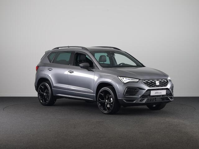 Seat ATECA 1.5 TSI FR Business Intense | Elektr. Panoramisch kanteldak| Velgen 'Exclusive Glossy Black', 19 inch | Kuipstoelen, Dinamica Aurora Blue (suede look) | Verwambare voorstoelen + Stuurwiel | Draadloze Carplay