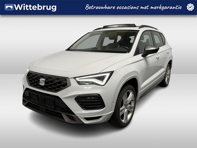 Seat ATECA 1.5 TSI FR / AUTOMAAT/ PANO/ TREKHAAK/ FULL LINK/ PARK.SENSOR.V+A/ CAMERA/ STUUR+STOELVERWARM./ CRUISE/ RIJ-MODI/ KEYLESS/ NAVI/ DAB/ CLIMA/ LED/ 18'' LMV