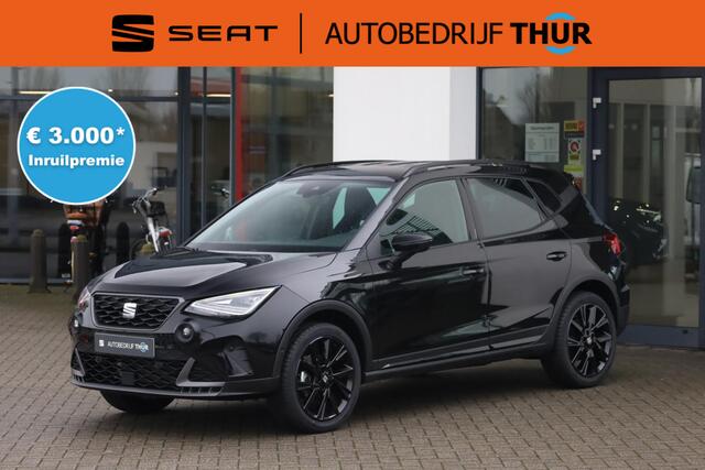 Seat Arona 1.0 EcoTSI FR Business Connect 95PK / 70kW, Voorstoelen verwarmbaar, achteruitrijcamera (rear view), parkeersensoren voor en achter (pdc), 18" 'Black Cosmo' LMV, multifunctioneel lederen stuurwiel, adaptieve cruise control (acc), park assist, keyless star