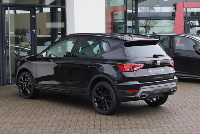 Seat Arona 1.0 EcoTSI FR Business Connect 95PK / 70kW, Voorstoelen verwarmbaar, achteruitrijcamera (rear view), parkeersensoren voor en achter (pdc), 18" 'Black Cosmo' LMV, multifunctioneel lederen stuurwiel, adaptieve cruise control (acc), park assist, keyless star