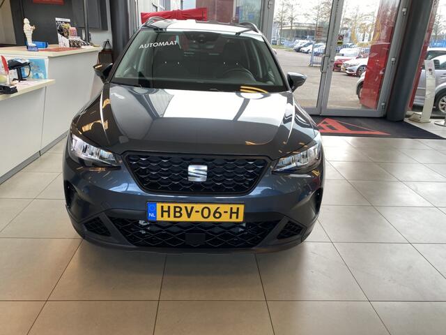 Seat Arona 1.0 EcoTSI Style Automaat,Apple Carplay Android/Auto,Virtual Cockpit/,Parkeersensoren,Lane assist,Airco,Cruise Control,16 Inch Lmv,Nieuwstaat