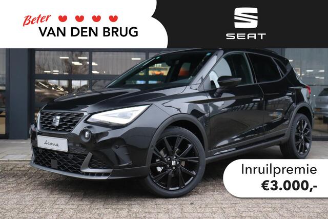 Seat Arona 1.0 TSI FR Business Connect Black Edition | Achteruitrijcamera | Adaptieve Cruise Control | Keyless Entry/go | Stoelverwarming
