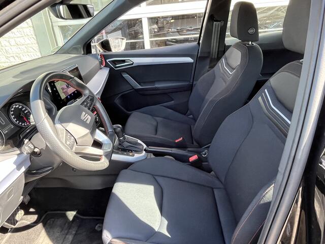 Seat Arona 1.0 TSI FR / AUTOMAAT/ RIJ-MODI/ CLIMA/ STOEL VERWARM./ FULL LINK/ NAVI/ PARK. SENSOREN + CAMERA/ 17" LMV/ CRUISE/ DAB RADIO