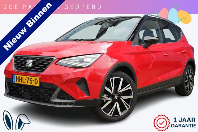 Seat Arona 1.0 TSI FR Business Connect | Incl. 12 maanden Garantie | Adaptive cruise controle | Achteruitrijcamera | Keyless entry/start | Parkeersensoren V+A | Digital Cockpit | Apple CarPlay/Android Auto | Navigatie | Climate controle | Schakelmogelijkheid aan st