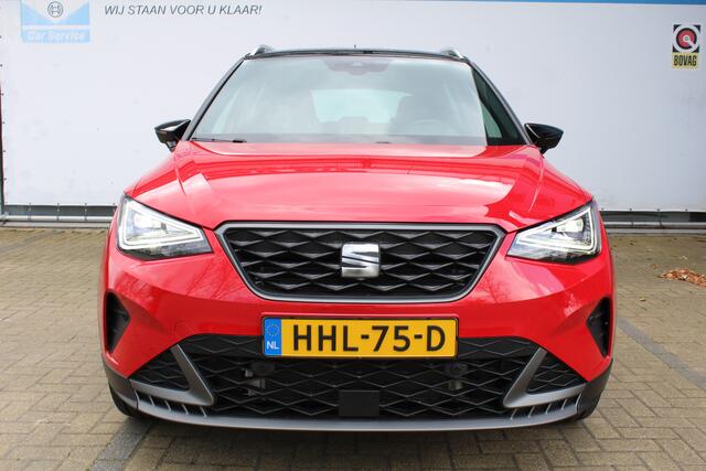 Seat Arona 1.0 TSI FR Business Connect | Incl. 12 maanden Garantie | Adaptive cruise controle | Achteruitrijcamera | Keyless entry/start | Parkeersensoren V+A | Digital Cockpit | Apple CarPlay/Android Auto | Navigatie | Climate controle | Schakelmogelijkheid aan st