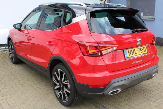 Seat Arona 1.0 TSI FR Business Connect | Incl. 12 maanden Garantie | Adaptive cruise controle | Achteruitrijcamera | Keyless entry/start | Parkeersensoren V+A | Digital Cockpit | Apple CarPlay/Android Auto | Navigatie | Climate controle | Schakelmogelijkheid aan st