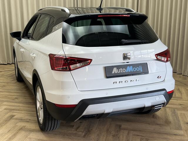Seat Arona 1.0 TSI FR *Virtual Cockpit* Automaat / CarPlay / Camera / P-Assist / Adaptive Cruise / Clima / PDC / LED / Bluetooth / 17"LMV