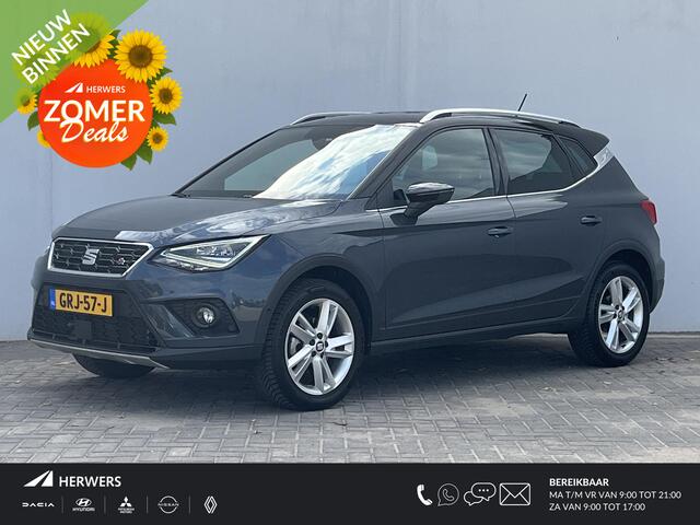 Seat Arona 1.0 TSI FR Business Intense Plus Automaat / Trekhaak (Trekgewicht 1.100kg) / Achteruitrijcamera / Apple Carplay & Android Auto / Navigatie full map / Verwarmde Voorstoelen / Alcantara Stoelen / Cruise- en Climate Control / DAB Radio