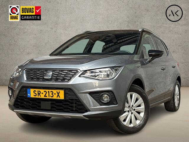 Seat Arona 1.0 TSI Xcellence Intense Automaat (APPLE CARPLAY, GROOT NAVI, CLIMATE, STOELVERWARMING, SPORTSTOELEN, KEYLESS, GETINT GLAS, CAMERA, NIEUWE APK, NIEUWSTAAT)