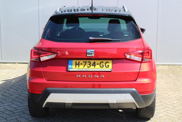 Seat Arona 1.0-115pk TSI Xcellence Business Intense AUTOMAAT ! Gun uzelf het plezier en comfort van een automaat ! Autm. airco dual, cruise cntrl, LM wielen, keyless entry-keyless go, camera, parkeersensoren v en a, dodehoek ass., LED verl., navigatie, telefoonvoorb