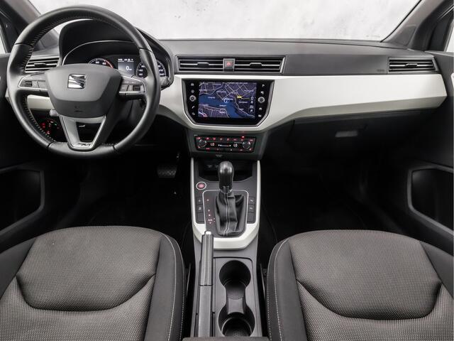 Seat Arona 1.0 TSI Xcellence Sport Automaat (APPLE CARPLAY, GROOT NAVI, CLIMATE, STOELVERWARMING, SPORTSTOELEN, KEYLESS, GETINT GLAS, CAMERA, NIEUWE APK, NIEUWSTAAT)