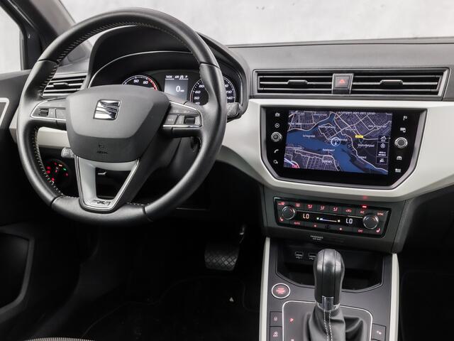 Seat Arona 1.0 TSI Xcellence Sport Automaat (APPLE CARPLAY, GROOT NAVI, CLIMATE, STOELVERWARMING, SPORTSTOELEN, KEYLESS, GETINT GLAS, CAMERA, NIEUWE APK, NIEUWSTAAT)