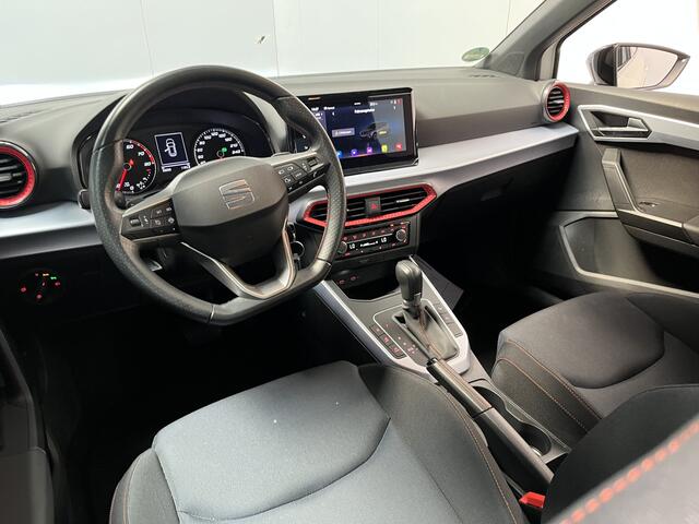 Seat Arona 1.0 TSI FR / AUTOMAAT/ PARK.SENSOREN V+A/ CAMERA/ LED PLUS/ STOELVERWARMING/ FULL LINK/ CRUISE/ RIJ-MODI/ NAVI/ DAB/ CLIMA/ 17'' LMV