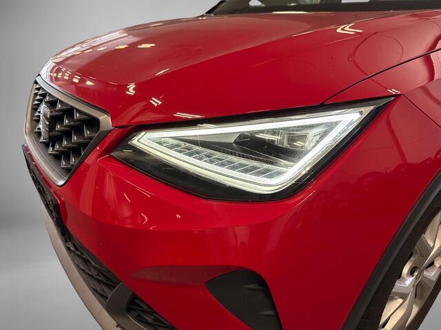 Seat Arona 1.0 TSI 110pk DSG FR · Apple/Android Car Play · Stoelverwarming · Cruise Control · Active Info Display · Navigatie · P-Sensoren ·