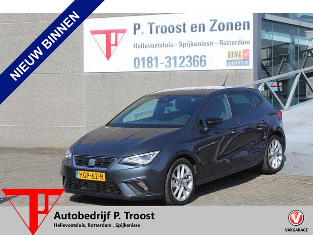 Seat IBIZA 1.0 EcoTSI FR Business Connect Uniek!!/Lage kilometerstand!!/AUTOMAAT/Virtual cockpit/Sfeerverlichting/Climate control/Cruise control/LED koplampen/Apple carplay/Parkeersensoren/Lane assist/Keyless/Bluetooth/DAB/Sport interieur/Elektrische ramen/Elektrisc