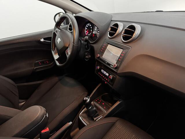 Seat IBIZA 1.0 EcoTSI FR Connect Clima, Navi, Parkeersensoren, Stoelverwarming, Cruise control, A start stop