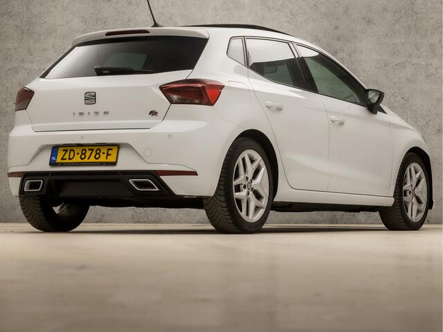 Seat IBIZA 1.0 TSI FR Sport (SCHUIFDAK, APPLE CARPLAY, GROOT NAVI, CLIMATE, CAMERA, SPORTSTOELEN, ADAPTIVE CRUISE, GETINT GLAS, MODE KNOP, PARKEERSENSOREN, NIEUWE APK, NIEUWSTAAT)