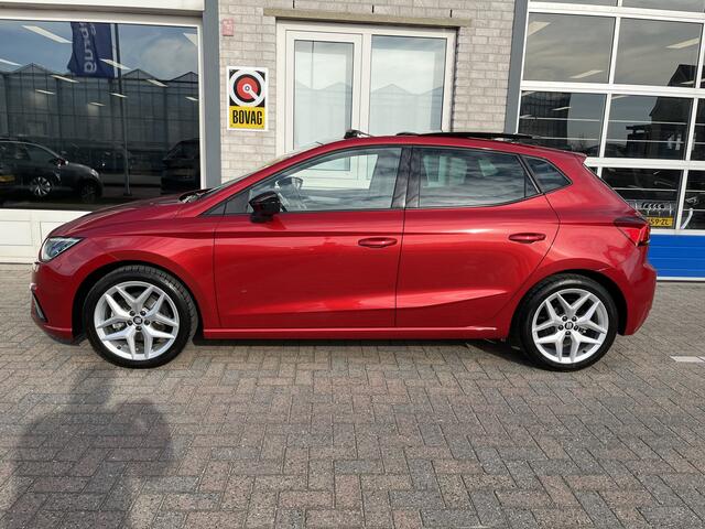 Seat IBIZA 1.0 TSI FR / AUTOMAAT/ PANO/ BEATS AUDIO/ TREKHAAK/ PARK. SENSOREN/ LED/ KEYLESS/ ADAPT. CRUISE/ APP CONNECT/ NAVI/ CLIMA