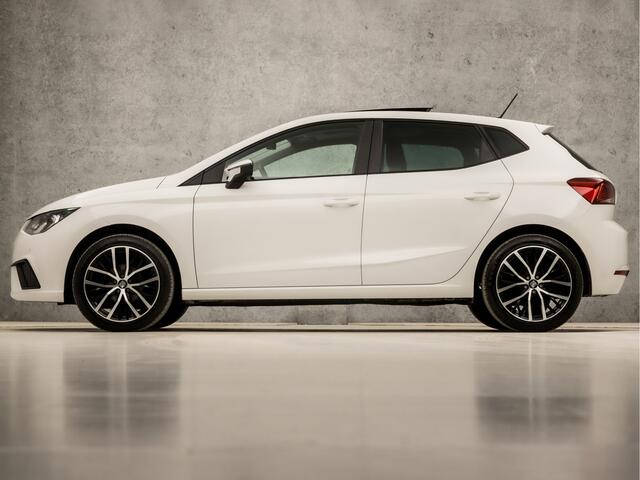 Seat IBIZA 1.0 TSI Intense Sport (SCHUIFDAK, APPLE CARPLAY, GROOT NAVI, CLIMATE, CAMERA, SPORTSTOELEN, LM VELGEN, CRUISE, NIEUWE APK, NIEUWSTAAT)