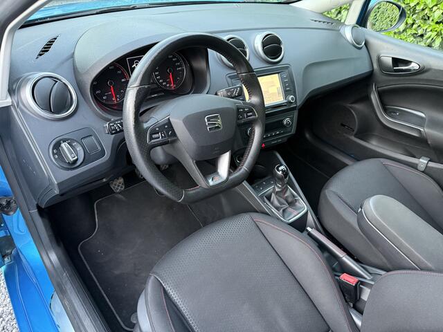 Seat IBIZA 1.0 EcoTSI FR Connect | Xenon | Navi | Autom. Airco | Cruise. Control | LMV | PDC | Privacy Glass | Sportstoelen | Stoelverwarming | APK tot 29-04-2026!