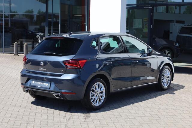 Seat IBIZA 1.0 EcoTSI FR 110PK / 81kW Apple Carplay & Android Auto, achteruitrijcamera, verwarmbare voorstoelen, navigatie, full LED koplampen, grootlichtassistent, adaptive cruise control (ACC), Travel Assist incl. file assistent, getint glas achter, elektrisch ver