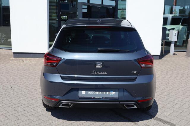 Seat IBIZA 1.0 EcoTSI FR 110PK / 81kW Apple Carplay & Android Auto, achteruitrijcamera, verwarmbare voorstoelen, navigatie, full LED koplampen, grootlichtassistent, adaptive cruise control (ACC), Travel Assist incl. file assistent, getint glas achter, elektrisch ver