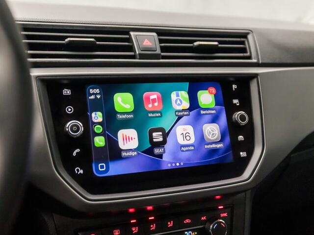 Seat IBIZA 1.0 TSI Sport (APPLE CARPLAY, GROOT NAVI, CAMERA, CLIMATE, CRUISE, SPORTSTOELEN, GETINT GLAS, LM VELGEN, NIEUWE APK, NIEUWSTAAT)