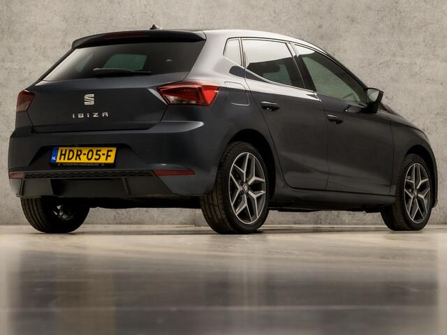 Seat IBIZA 1.0 TSI Xcellence Sport Automaat (APPLE CARPLAY, GROOT NAVI, CLIMATE, KEYLESS, CAMERA, STOELVERWARMING, SPORTSTOELEN, LED KOPLAMPEN, ADAPTIVE CRUISE, GETINT GLAS, ZWART HEMEL, NIEUWE APK, NIEUWSTAAT)