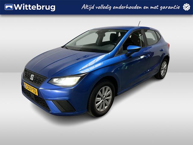 Seat IBIZA 1.0 EcoTSI Style / GARANTIE TM 04-2027/ PARK. SENSOREN/ FULL LINK/ CRUISE CONTROL/ DAB/ CLIMA/ ARMSTEUN/ LANE-ASSIST/ START-STOP SYSTEEM/ BLUETOOTH/ ISOFIX/ 15'' LMV