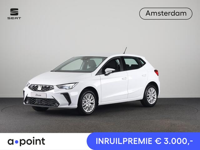 Seat IBIZA 1.0 EcoTSI 95 pk Style | Glacial White Metallic | Apple Carplay | Park Assist | Cruise Control